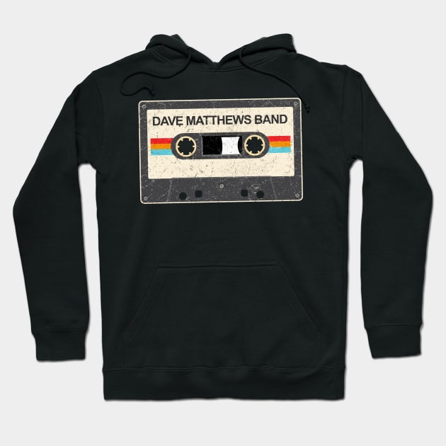 kurniamarga vintage cassette tape Dave Matthews Band Hoodie by kurniamarga.artisticcolorful